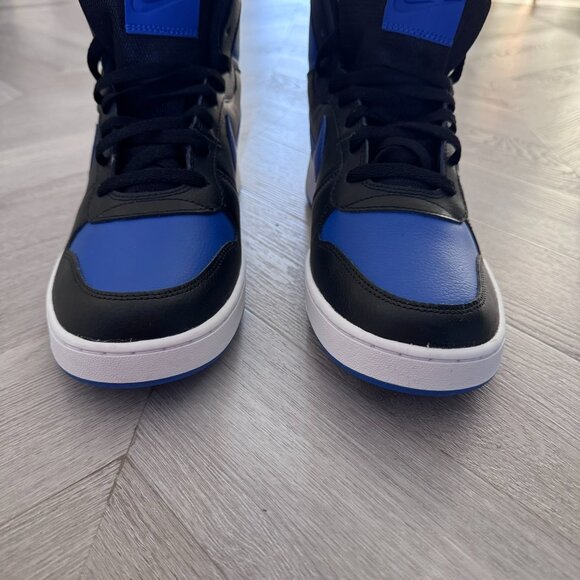 New Nike Ebernon Mid Black Game Royal (size 10) - No Box - Picture 5 of 10